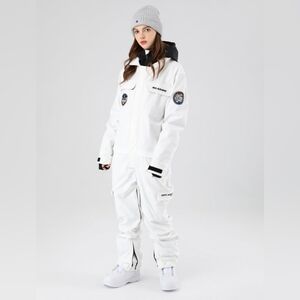 Women's Searipe Mountain Slope Star One Piece Snowsuit Ski Jumpsuit SEARIPE